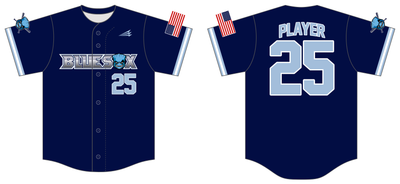 Blue Sox Custom HexaFlex Baseball Jersey #J7E