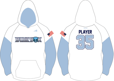 Blue Sox Custom Vulcan Hoodie #VH5