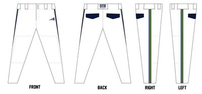 OTB Custom Athletic Baseball Pant #BPX