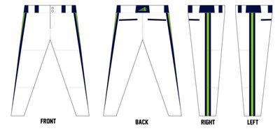OTB Custom Athletic Baseball Pant #BP2BA