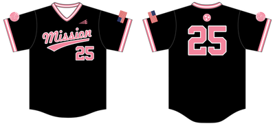 Mission Baseball Custom Nanodri Baseball Jersey #J27