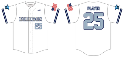 Blue Sox Custom HexaFlex Baseball Jersey #J15B