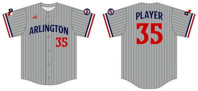 Arlington Twins Custom MATERIAL Baseball Jersey #J1B