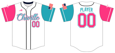 Chiville Sharx Custom HexaFlex Baseball Jersey #J4B