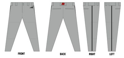 Cincinnati Raiders Custom Athletic Baseball Pant #BP3BA