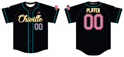 Chiville Sharx Custom HexaFlex Baseball Jersey #J5D