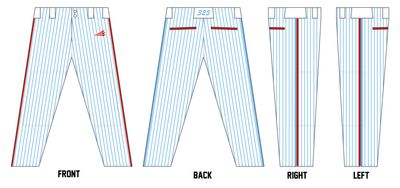325 OutKast Custom Athletic Baseball Pant #BP7a