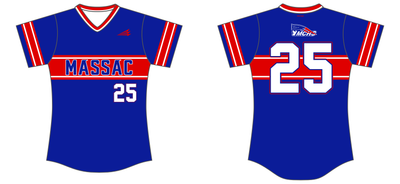 Massac County Softball Custom HexaFlex Softball Jersey #J8C