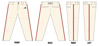 SoCal Ballers Custom Athletic Cut Baseball Pants #BP17A