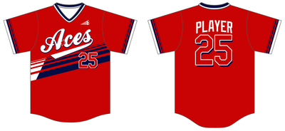 Loudoun Aces Fooch Custom HexaFlex Baseball Jersey #J10C