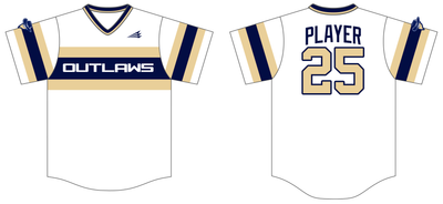 Bison Outlaws Custom NanoDri Baseball Jersey #J4