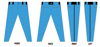 Force Baseball Custom Atheltic Baseball Pant #BP3B