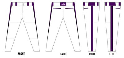 Hamburg Dawgs Custom Athletic Baseball Pant #BP2E