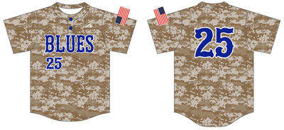 Parry McCluer Blues Custom HexaFlex Baseball Jersey #J2C