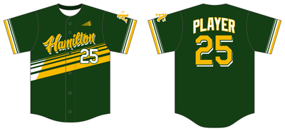 Hamilton A's Custom Hexaflex Baseball Jersey #J38