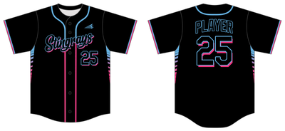 Stingrays (Burney) Custom Hexaflex Baseball Jersey #J6