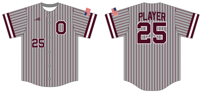 Ohio Hitmen Custom HexaFlex Baseball Jersey #J8D