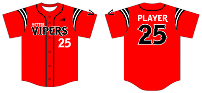 Metter Vipers Custom Hexaflex Baseball Jersey #J1