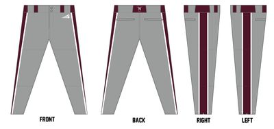 Troy Post 70 Custom ProFit Baseball Pant #BP1