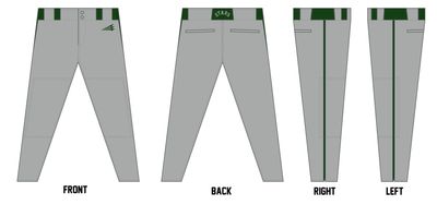 Valpo Stars Custom Athletic Baseball Pant #BP2B