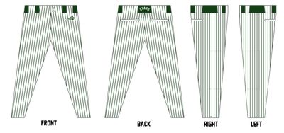 Valpo Stars Custom Athletic Baseball Pant #BP1C