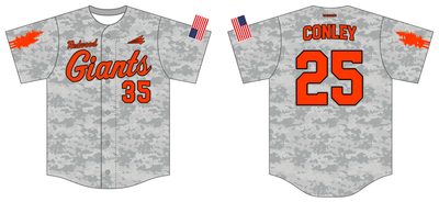 Redwood Giants Custom HexaFlex Baseball Jersey #J2