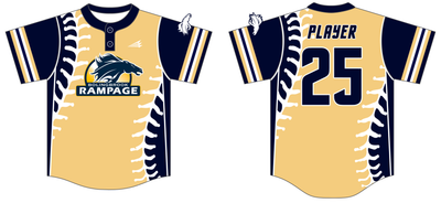 BOLINGBROOK RAMPAGE Custom HexaFlex Baseball Jersey #J1B
