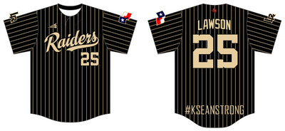 Lubbock Raiders Custom NanoDri Baseball Jersey #J58b