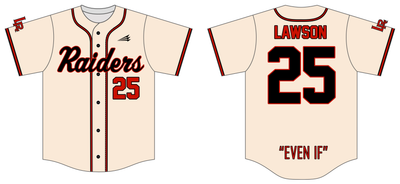 Lubbock Raiders Custom NanoDri Baseball Jersey #J59d
