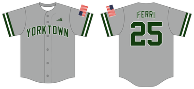 Yorktown Huskers Custom HexaFlex Baseball Jersey #J48b