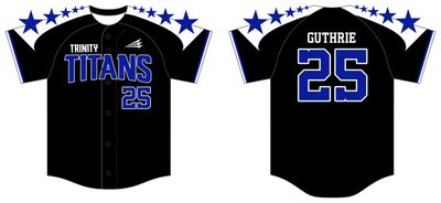 Trinity Titans Custom HexaFlex Baseball Jersey #J2C