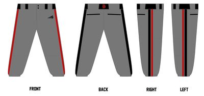 Clinton Dirt Devils Custom Fastpitch Pants #FP4B