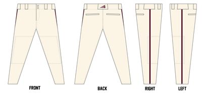 Ohio Hitmen Custom Athletic Baseball Pant #BP10B