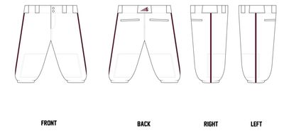 Ohio Hitmen Custom Knicker Baseball Pant #BP13