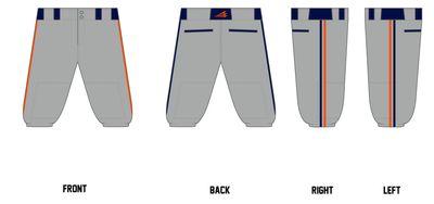 TYA Tigers Custom Knicker Baseball Pant #BP2K