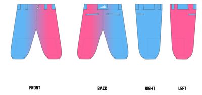 Grizzlies Custom Knicker Baseball Pant #BP2B