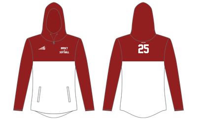 Impact Softball (Giangrand) Custom QuadFlex Hoodie #QF2B