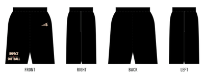 Impact Softball (Giangrand) Custom Revolution Pocket Shorts #RV1