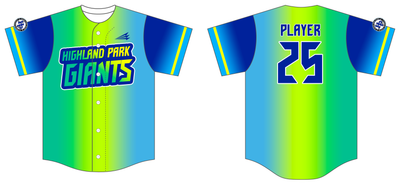 Highland Park Giants Custom HexaFlex Baseball Jersey #J1E