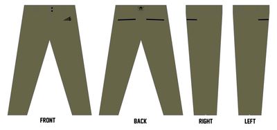 Americans Baseball Club Custom Athletic Baseball Pant #BP2c