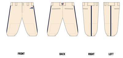 Leadoff Baseball Academy Wildcards Custom Knicker Baseball Pant #BP6B