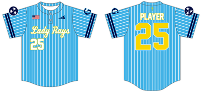 Lady Rays Custom HexaFlex Baseball Jersey #J1C