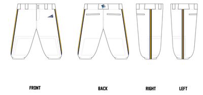 Bold City Bandits Custom Knicker Baseball Pants #BP13