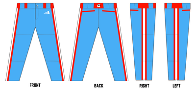 SW Lookouts Custom Athletic Baseball Pant #BP4a