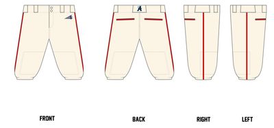 Aces Baseball Club Custom Knicker Baseball Pant #BP3CK