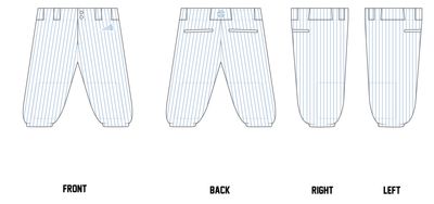 SoCal Wolfpack Custom Knicker Baseball Pant #BP1B