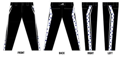 Trinity Titans Custom Long Relaxed Baseball Pant #BP1C