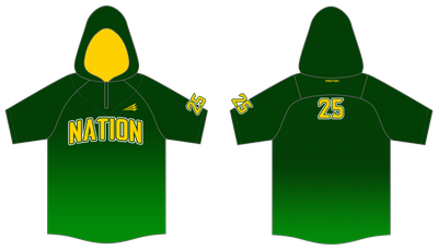 Hamilton A's Nation Custom Batting Practice Jacket #BPJ1