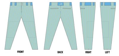 Glenview Patriots Custom Athletic Baseball Pant #BP4