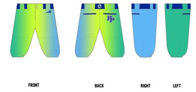 Highland Park Giants Custom Knicker Baseball Pant #BP1C